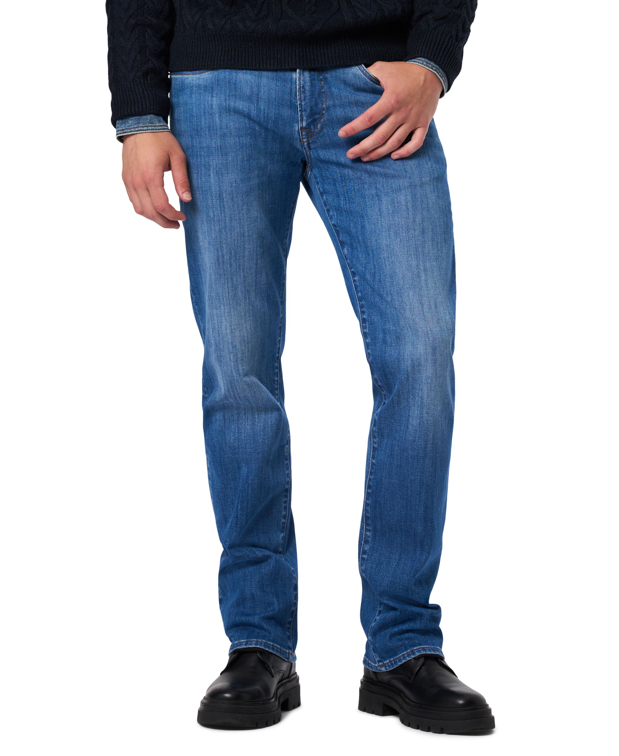 Jean extensible à coupe décontractée et à jambe droite pour hommes, Driven, Buffalo