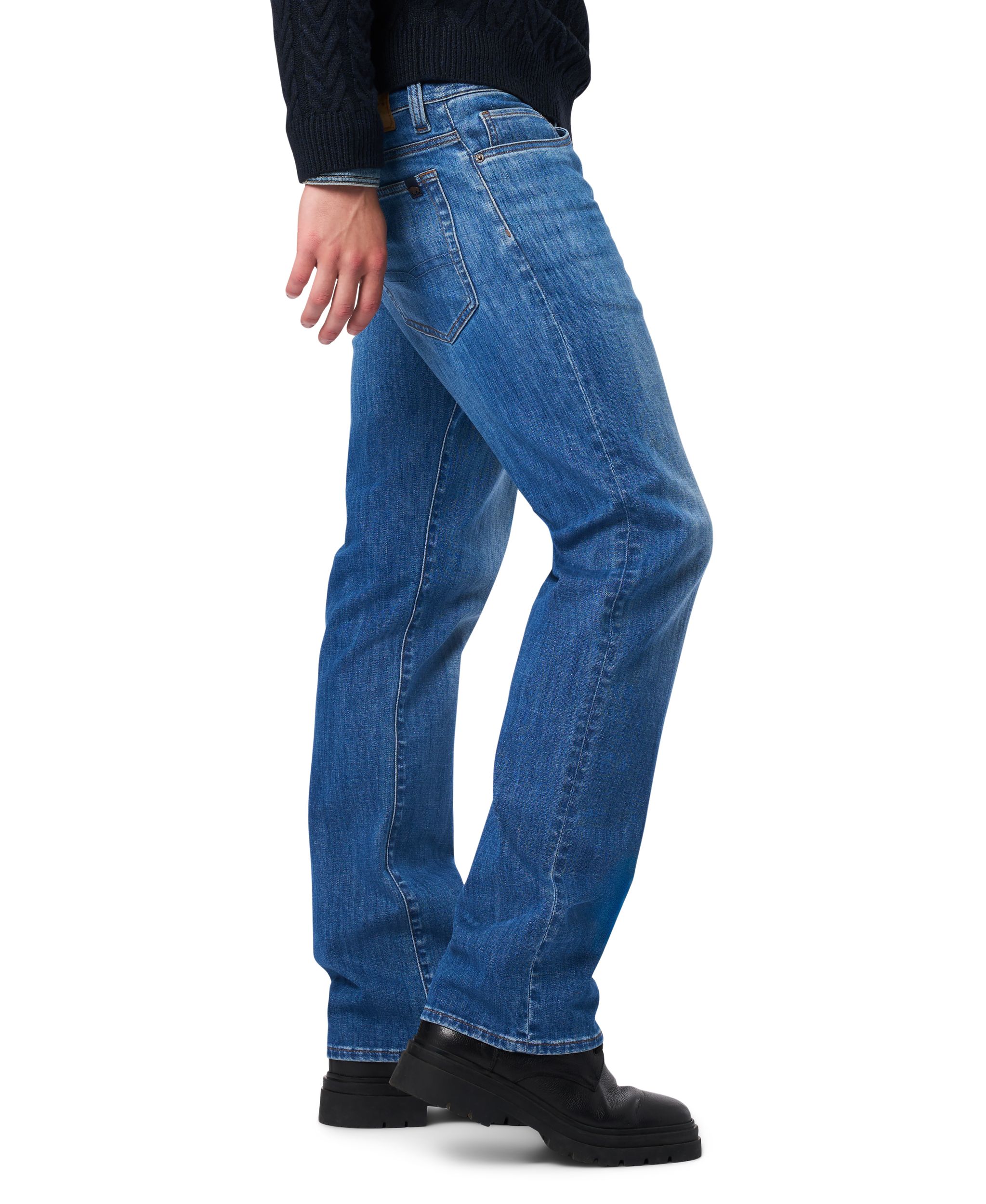 Jean extensible à coupe décontractée et à jambe droite pour hommes, Driven, Buffalo