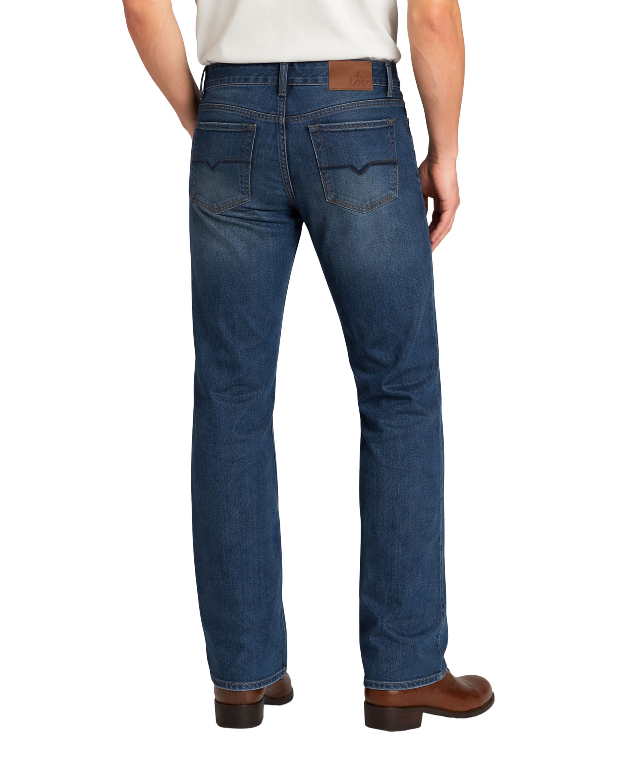 Lois Men's Blake Mid-Low Waist Bootcut Jeans