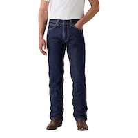 Levi's Men's 557 Rocky Rinse Western Straight Cut Jeans Front_Flat