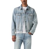 Levi's Men's Denim Jacket Trucker Sun Surf Jacket Front_Flat