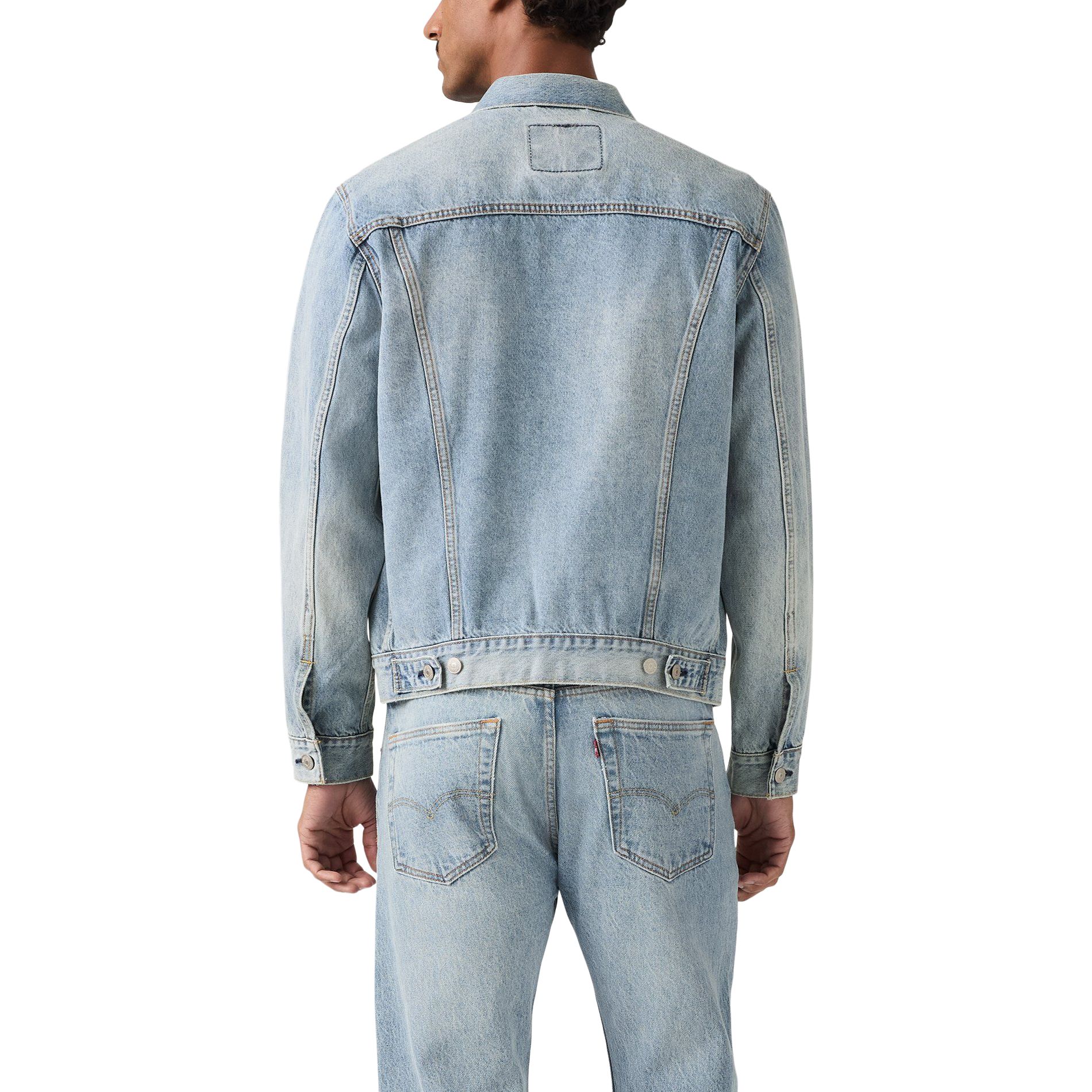 Levi's Men's Denim Jacket Trucker Sun Surf Jacket