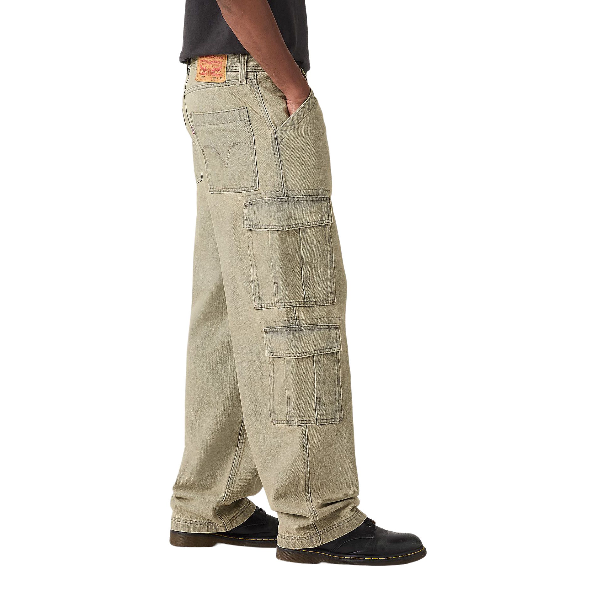 Levi's Men's 578 Baggy Steel Clouds Cargo Jeans