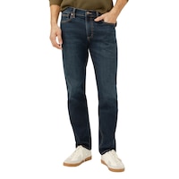 Silver Men's Eddie Relaxed Fit Tapered Leg Jeans Front_Flat