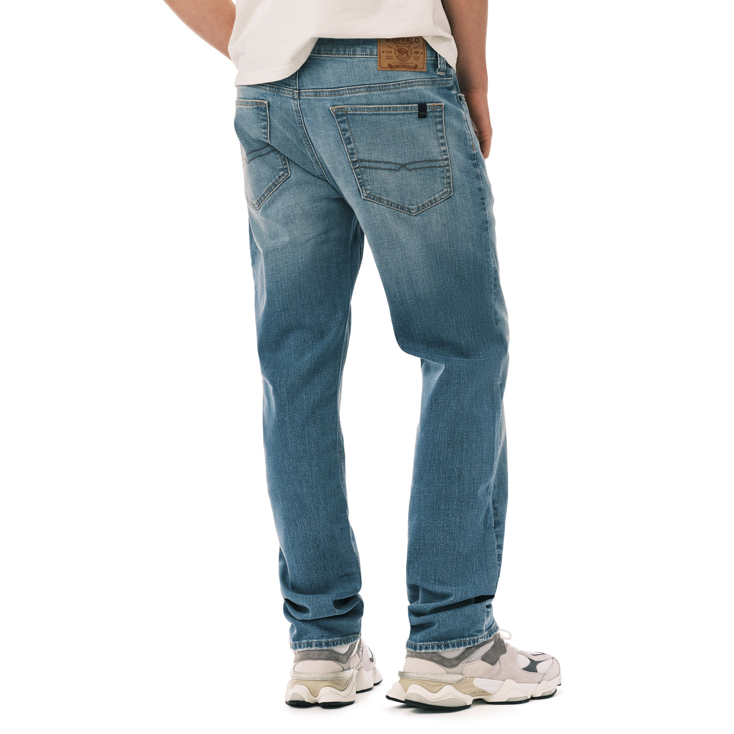 Jean extensible à jambe droite pour hommes, Driven, Buffalo