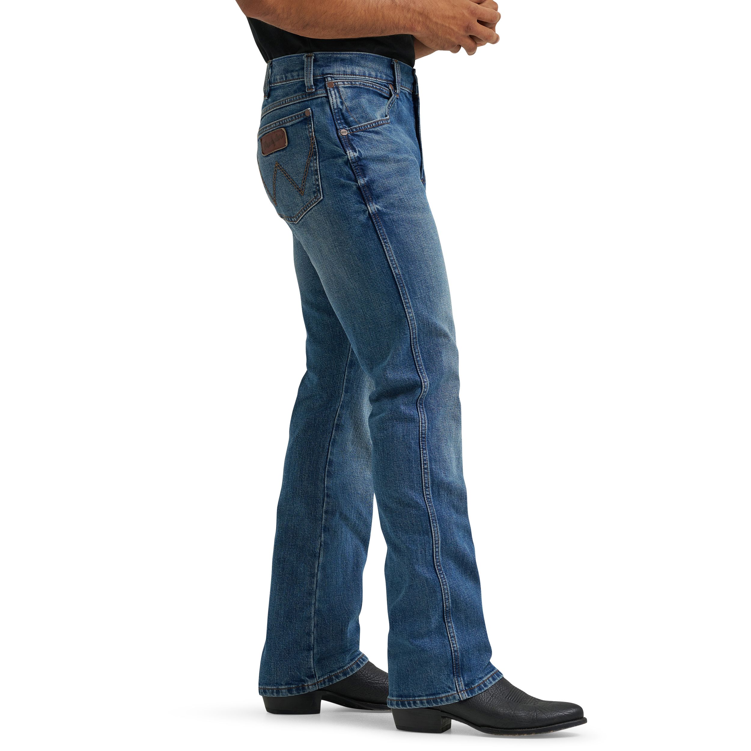 Wrangler Men's Retro Slim Boot Harris Bootcut Jeans