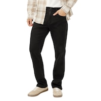 Silver Men's Grayson Easy Fit Straight Jeans Front_Flat