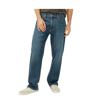 Silver Men's Relaxed Fit Straight Leg Jeans