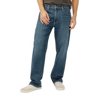Silver Men's Relaxed Fit Straight Leg Jeans