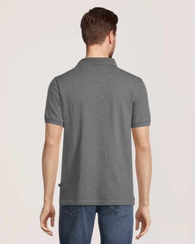 Polo piqué extensible Denver Hayes, pour hommes, 50&nbsp;lavages