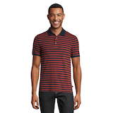 Polo piqué extensible Denver Hayes de coupe moderne 50&nbsp;lavages, pour hommes Front_Flat