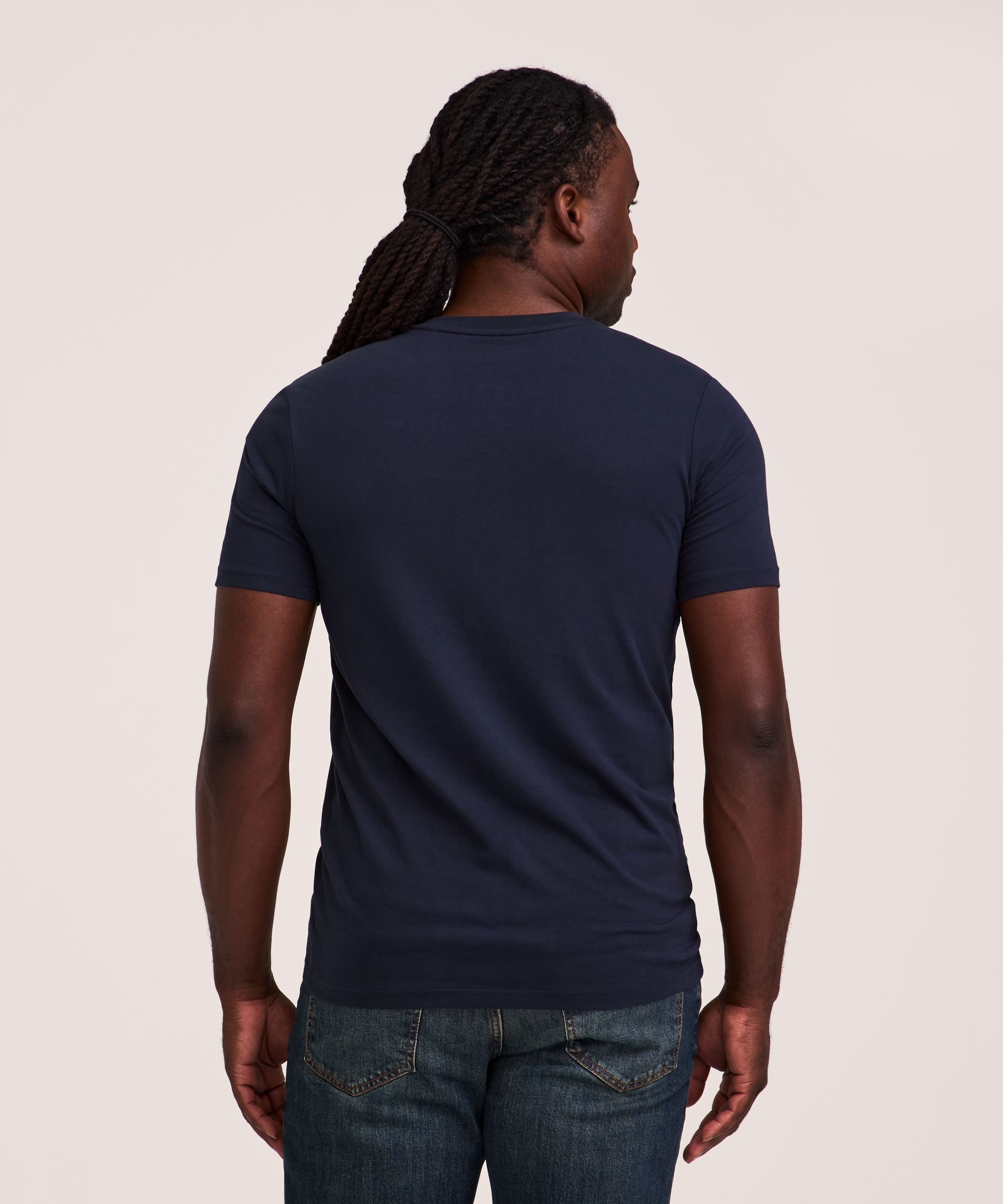 Haut Henley extensible à manches courtes pour hommes, Denver Hayes