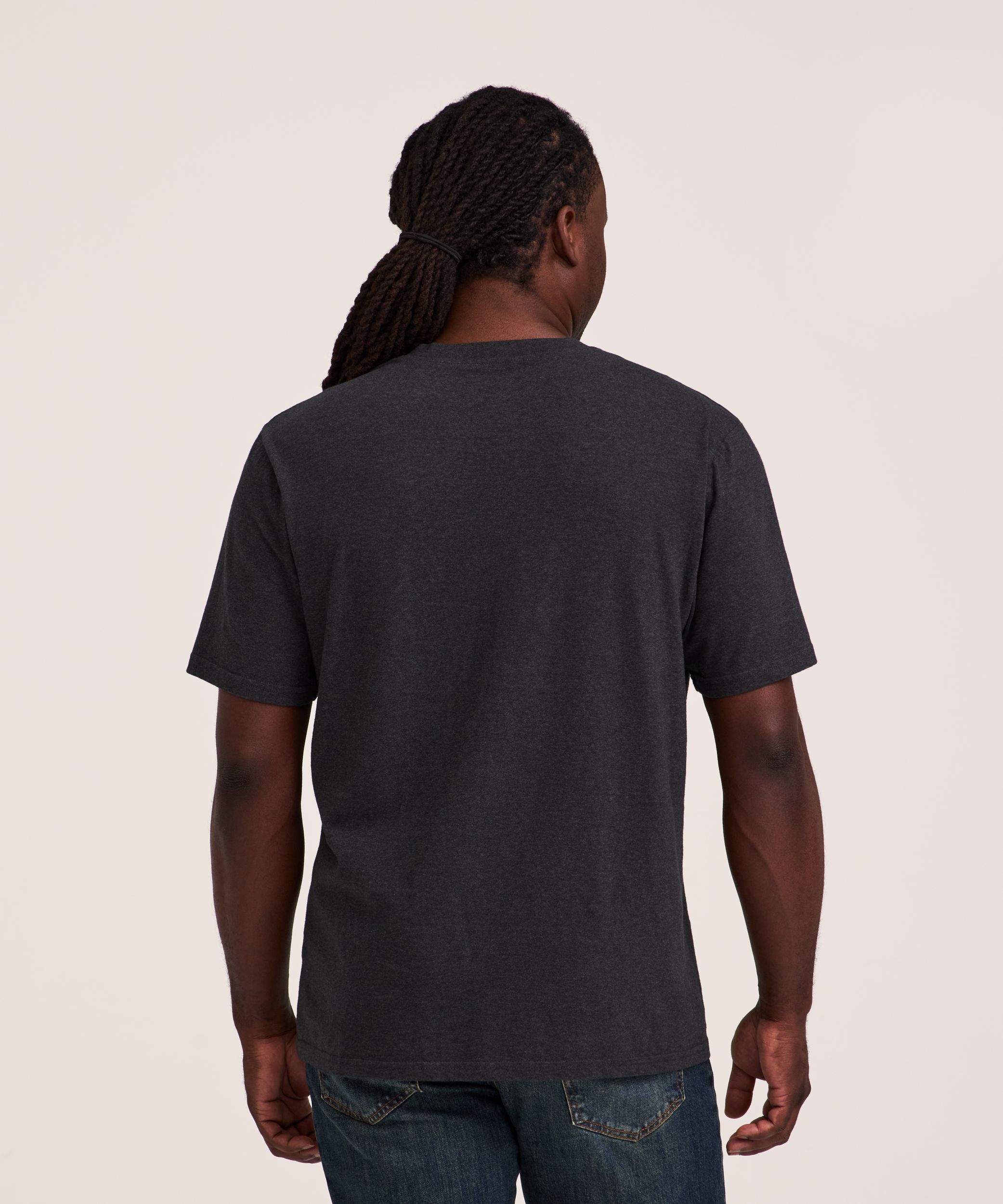 Denver Hayes Men's 50 Wash Short Sleeve Classic Fit Henley Shirt