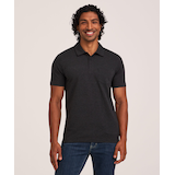 Polo extensible à coupe moderne pour hommes, Denver Hayes Front_Flat