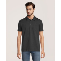 Denver Hayes Men's Modern Fit Stretch Polo Shirt Front_Flat