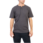 Men's Short Sleeve Modern Fit Snow Yarn Henley Shirt