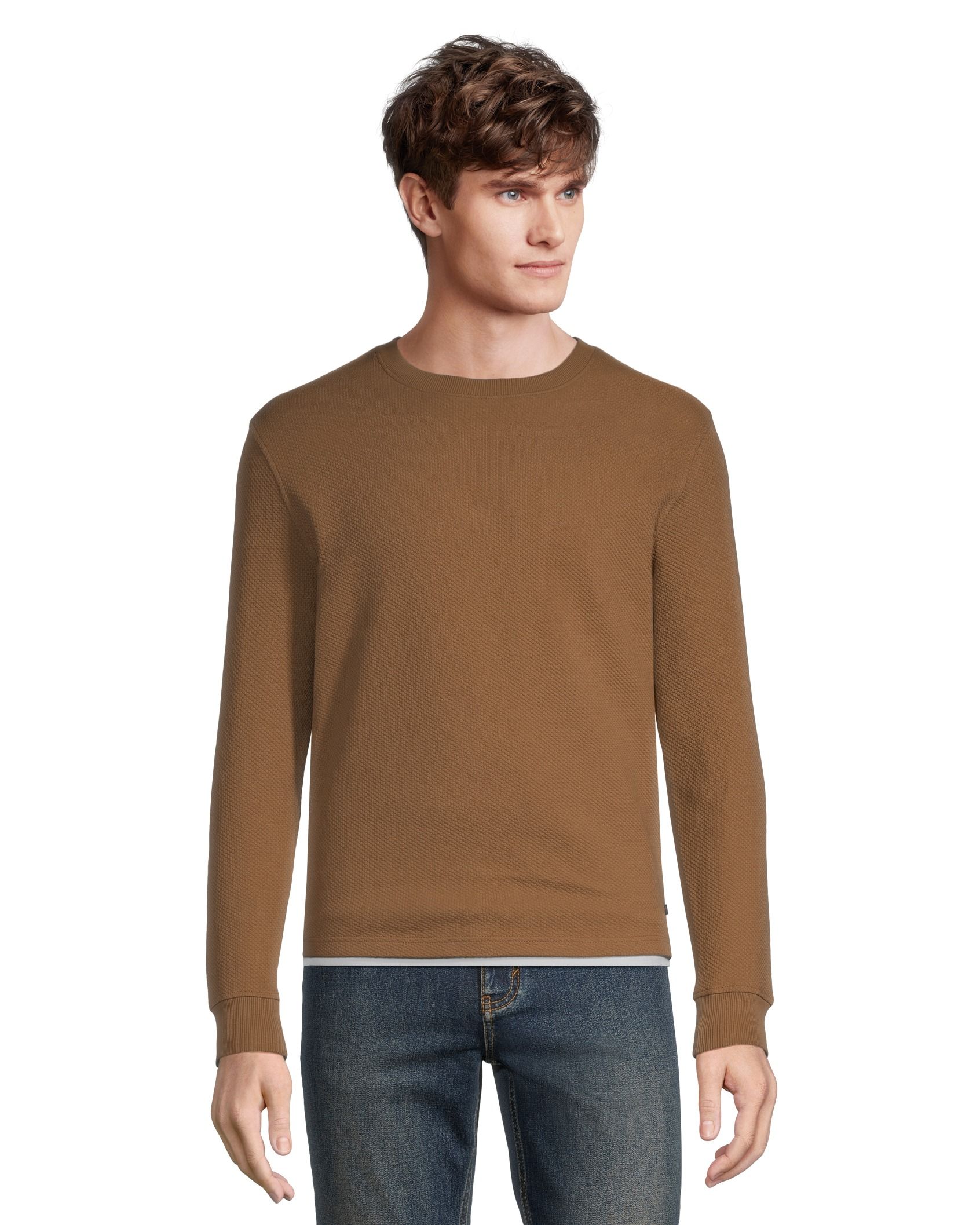 Sweat à Col Ras Du Cou Pour Homme - Grandes Tailles, Style Décontracté, Pour L'automne