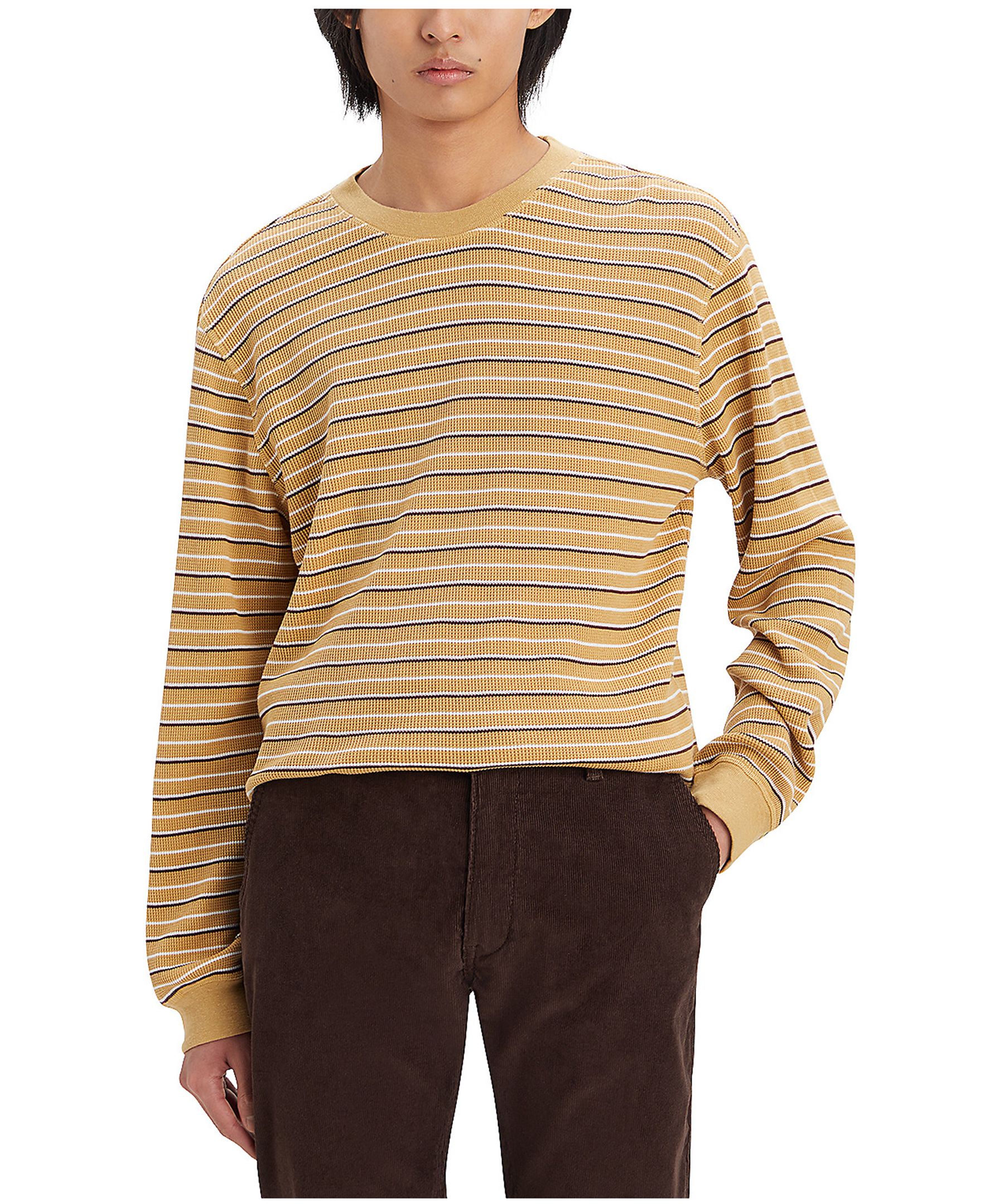 Levi's Men's Long Sleeve Striped Thermal Knit Top | Marks