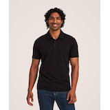 Polo extensible à coupe moderne pour hommes, Denver Hayes Front_Flat