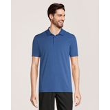 Polos extensibles perforés pour hommes, Matrix Front_Flat