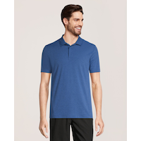 Matrix Men's Perforated Stretch Polo Shirts Front_Flat