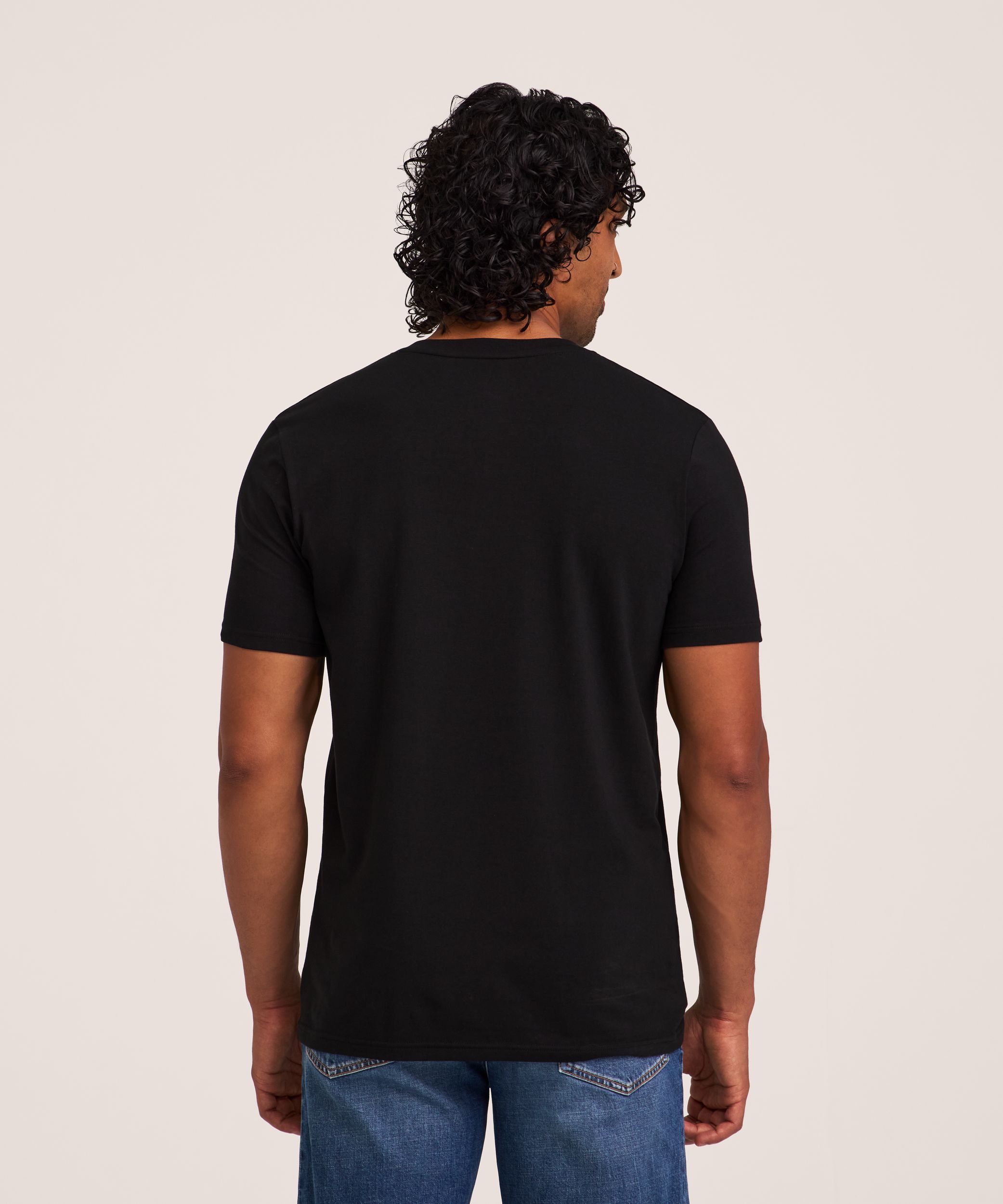 Haut Henley extensible à manches courtes pour hommes, Denver Hayes