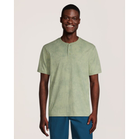 FarWest Men's Tie Dye Henley Shirt Front_Flat