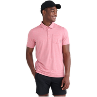 SAXX Men's DropTemp Short Sleeve Quick Dry Polo Shirt Front_Flat