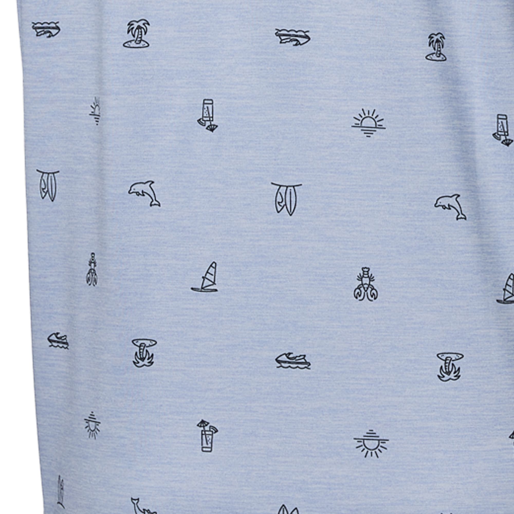 Saxx Men's Droptemp Print Polo T Shirt
