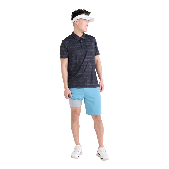 SAXX Men's DropTemp™ All Over Print Polo Shirt