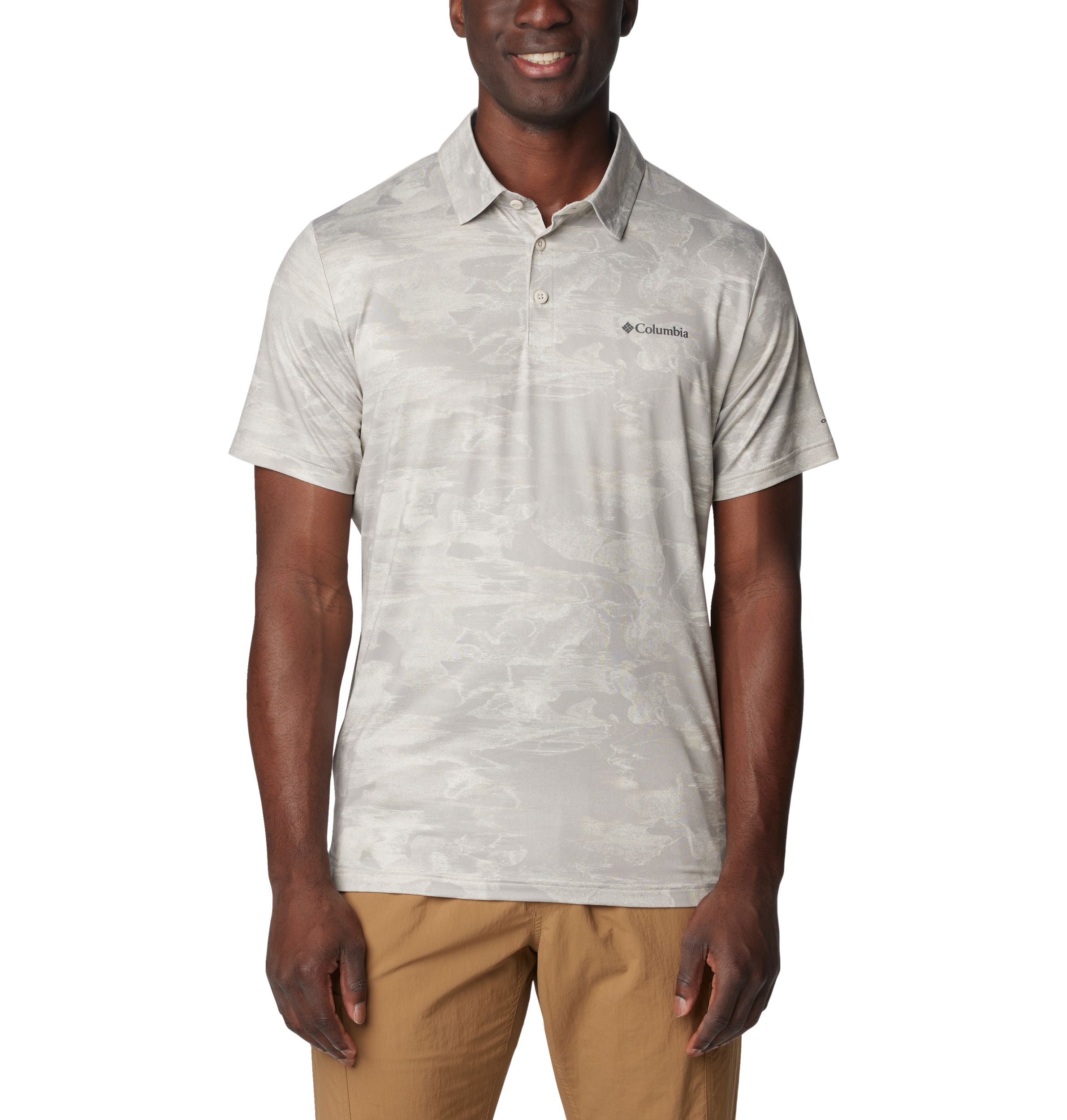Columbia Men's Omni-Shade™ Tech Trail All Over Print Polo Shirt