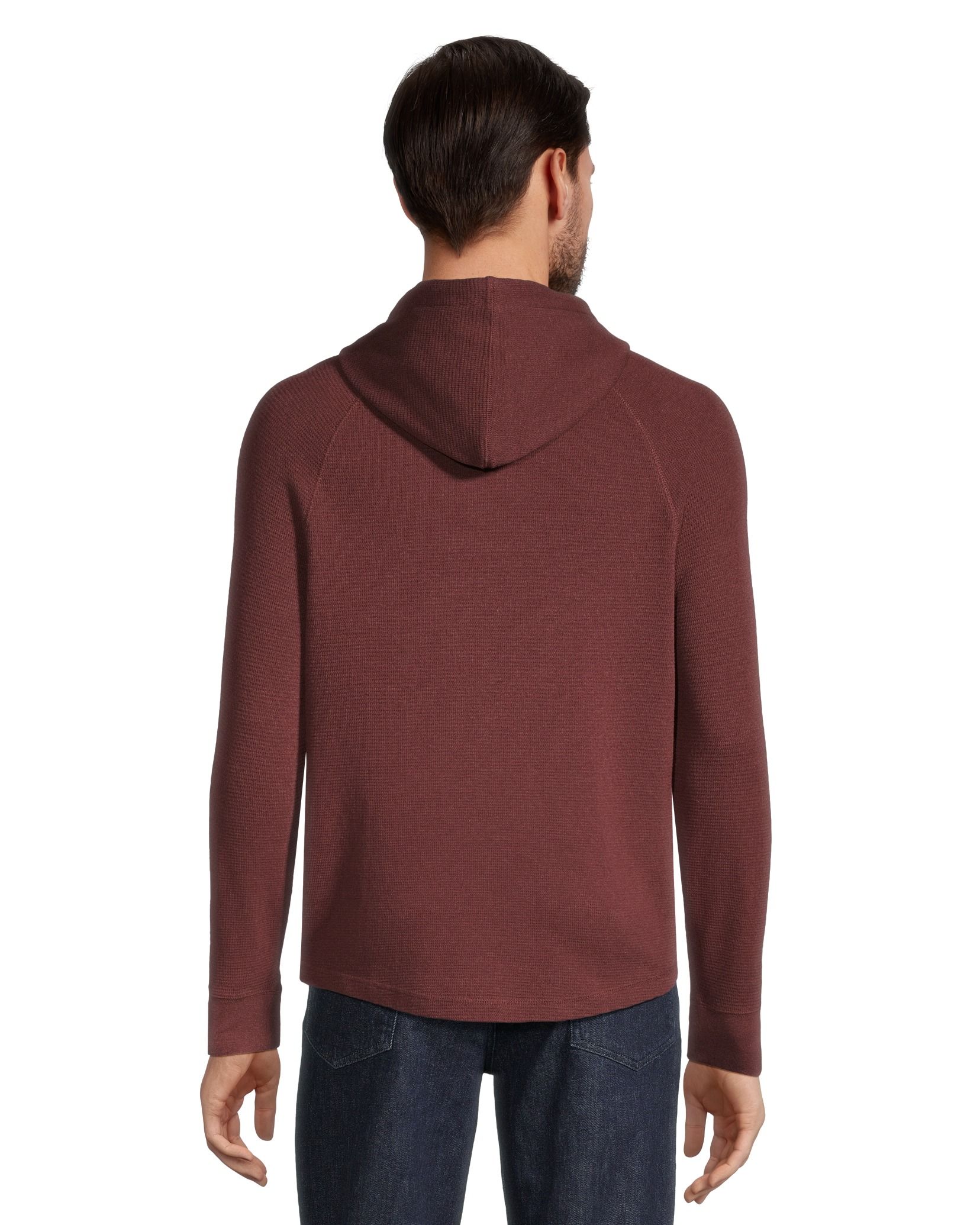 Denver Hayes Men's Waffle Raglan Hoodie