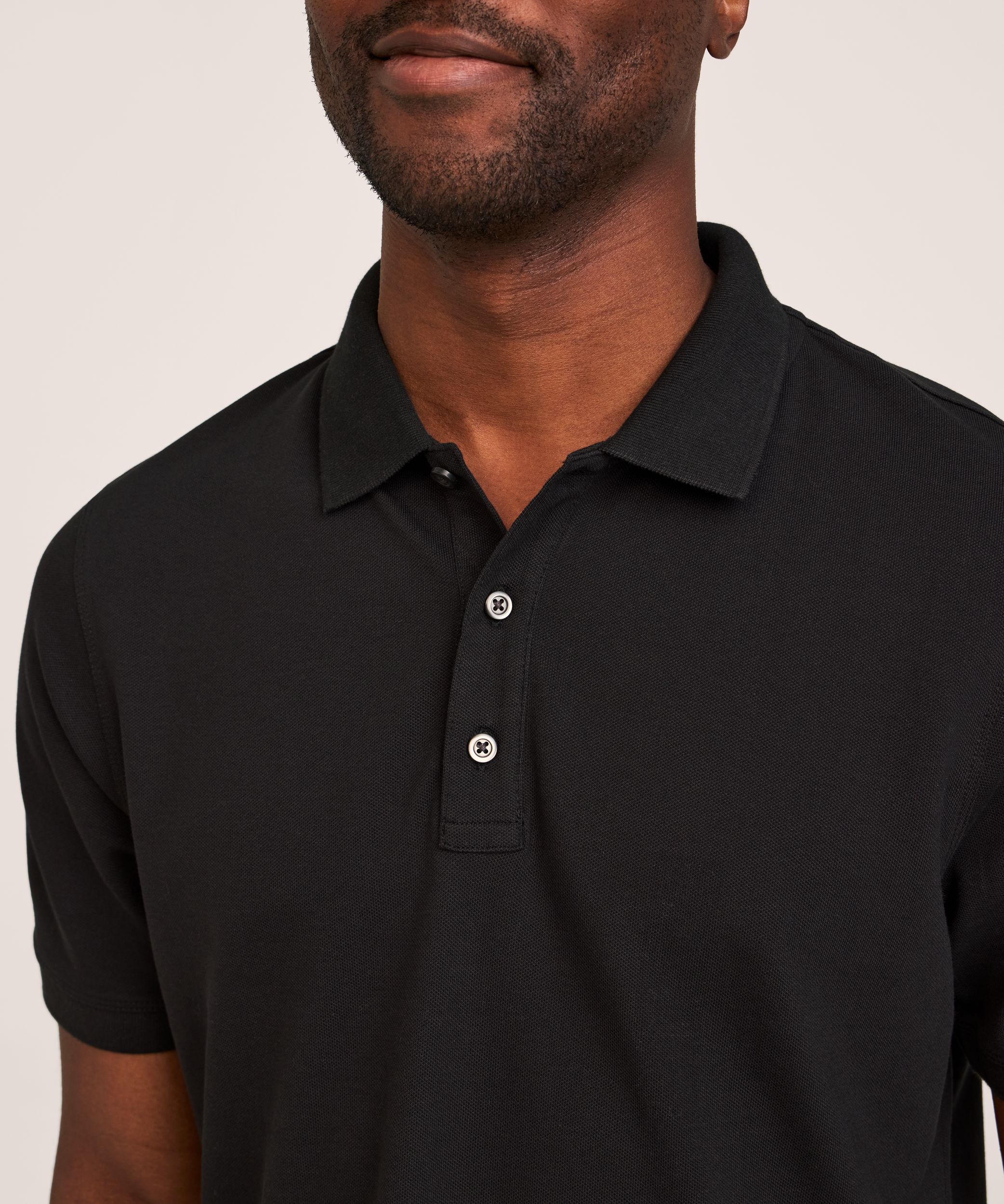 Polo piqué extensible pour hommes, 50&nbsp;lavages, Denver Hayes