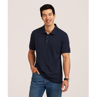 Denver Hayes Men's 50 Wash Stretch Pique Polo Shirt