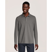 Polo piqué extensible 50&nbsp;lavages à manches longues pour hommes, Denver Hayes