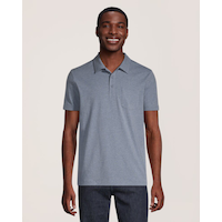 Denver Hayes Men's Modern Fit Stretch Polo Shirt