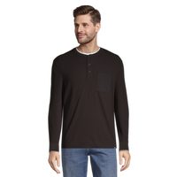 Helly Hansen Men's Long Sleeve Waffle Henley Shirt Front_Flat