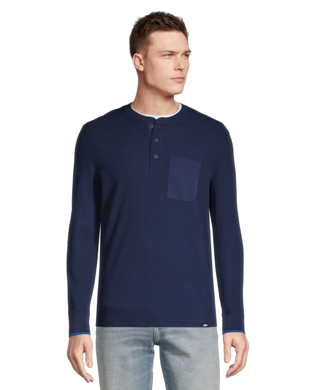 Helly Hansen Men's Long Sleeve Waffle Henley Shirt