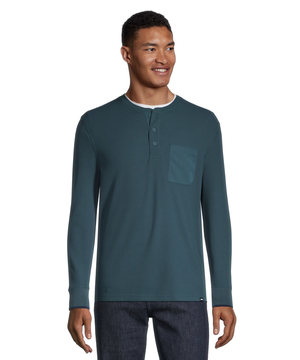 Helly Hansen Men's Long Sleeve Waffle Henley Shirt