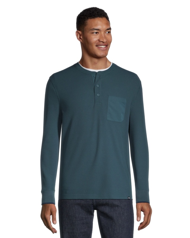 Helly Hansen Men's Long Sleeve Waffle Henley Shirt