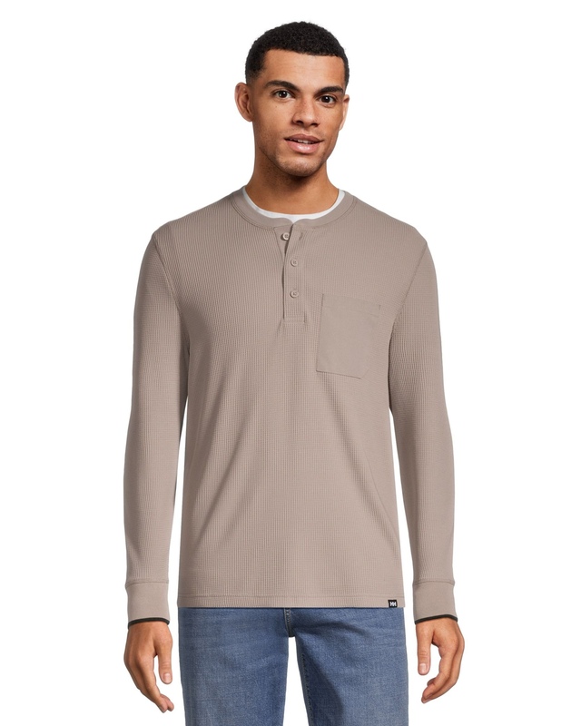 Helly Hansen Men's Long Sleeve Waffle Henley Shirt