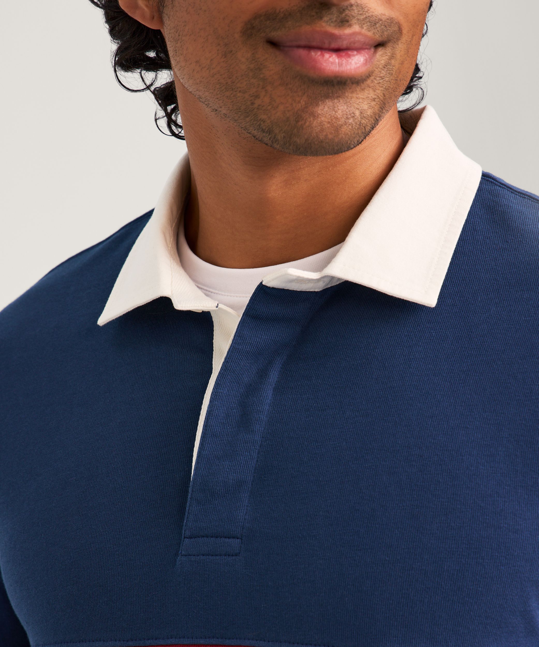 Polo de rugby à manches longues pour hommes, Denver Hayes