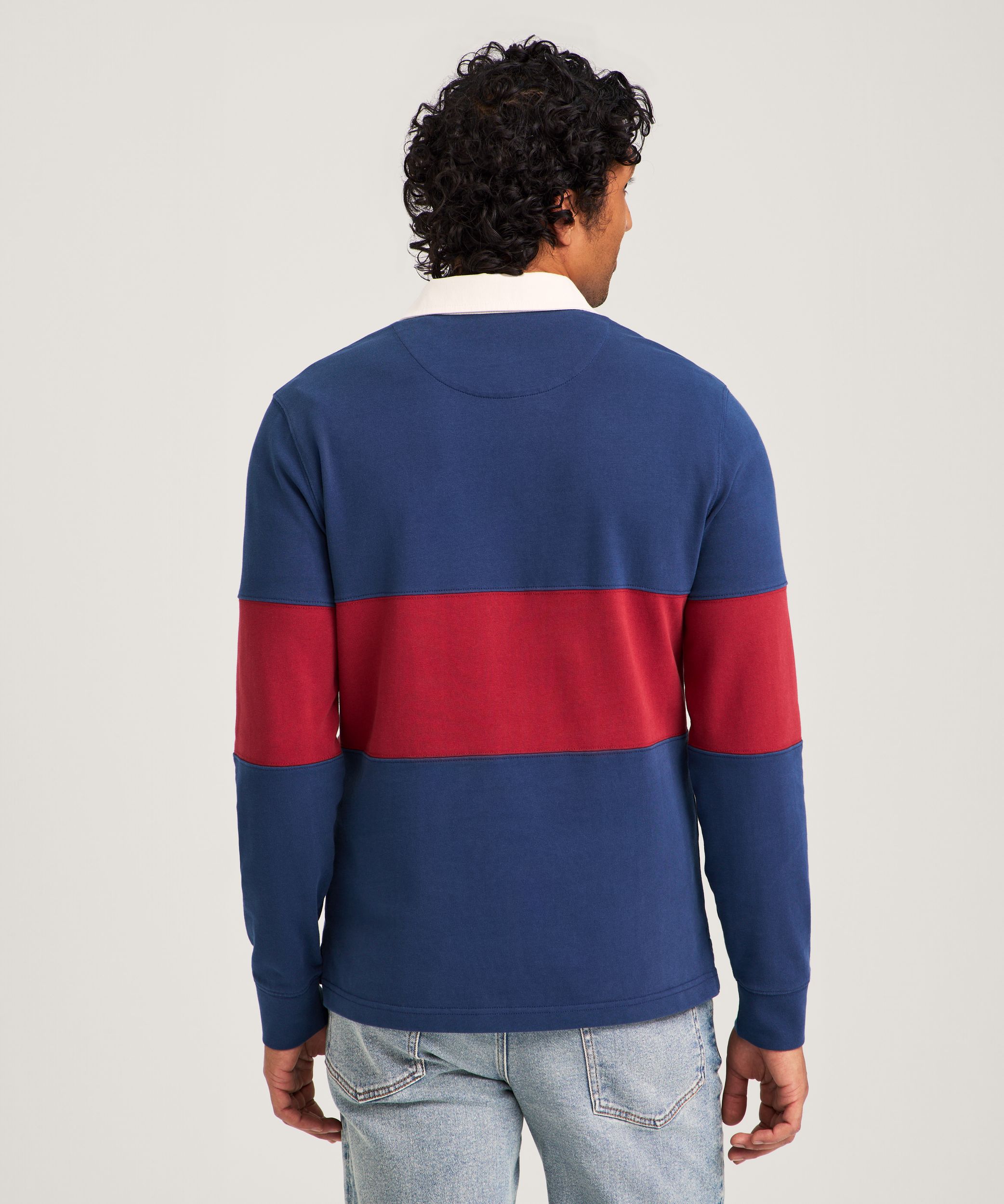 Polo de rugby à manches longues pour hommes, Denver Hayes