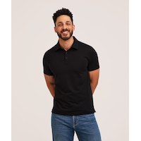 Polo extensible avec technologie FreshTech pour hommes, Denver Hayes Performance Front_Flat