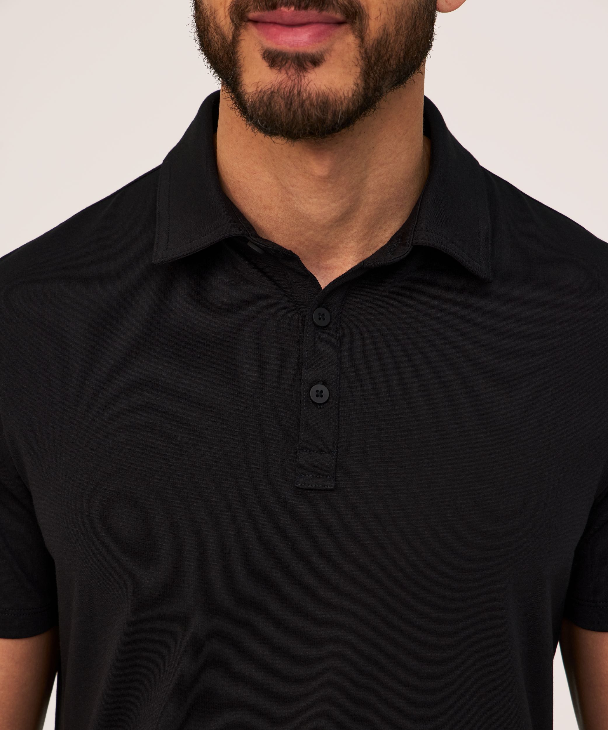 Denver Hayes Performance Men's Short Sleeve Stretch Polo