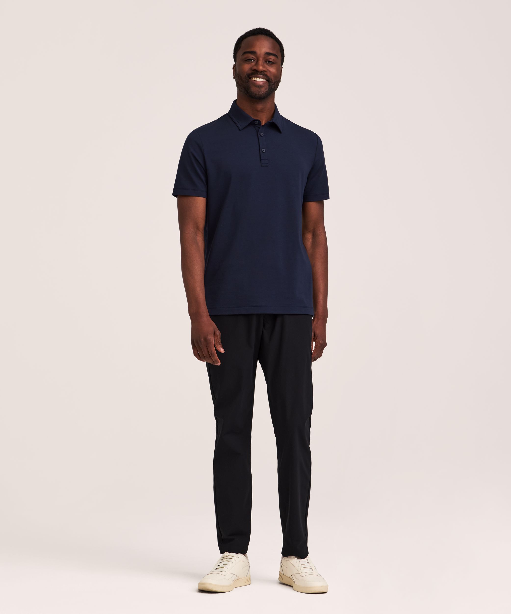 Denver Hayes Performance Men's Short Sleeve Stretch Polo