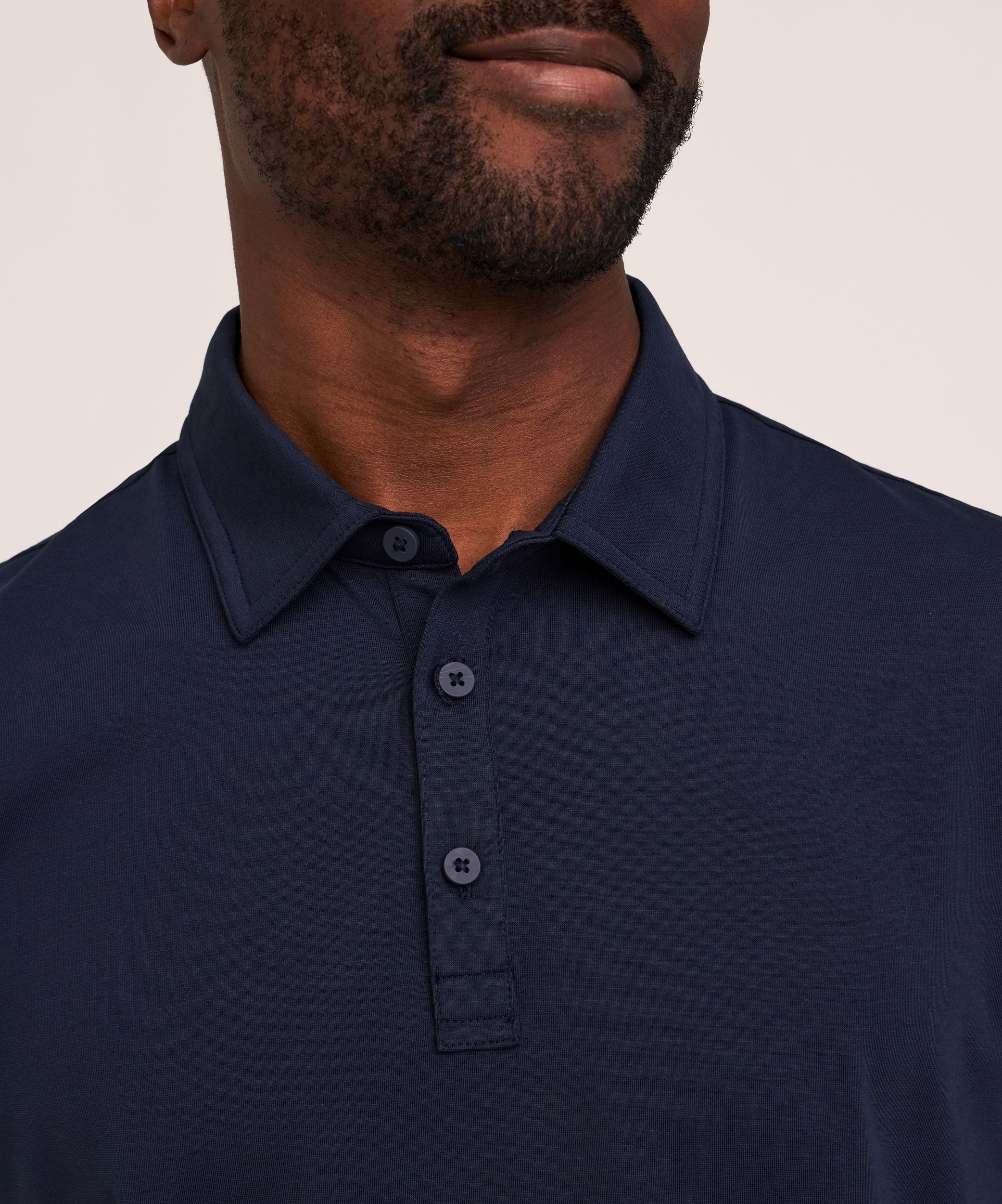 Denver Hayes Performance Men's Short Sleeve Stretch Polo
