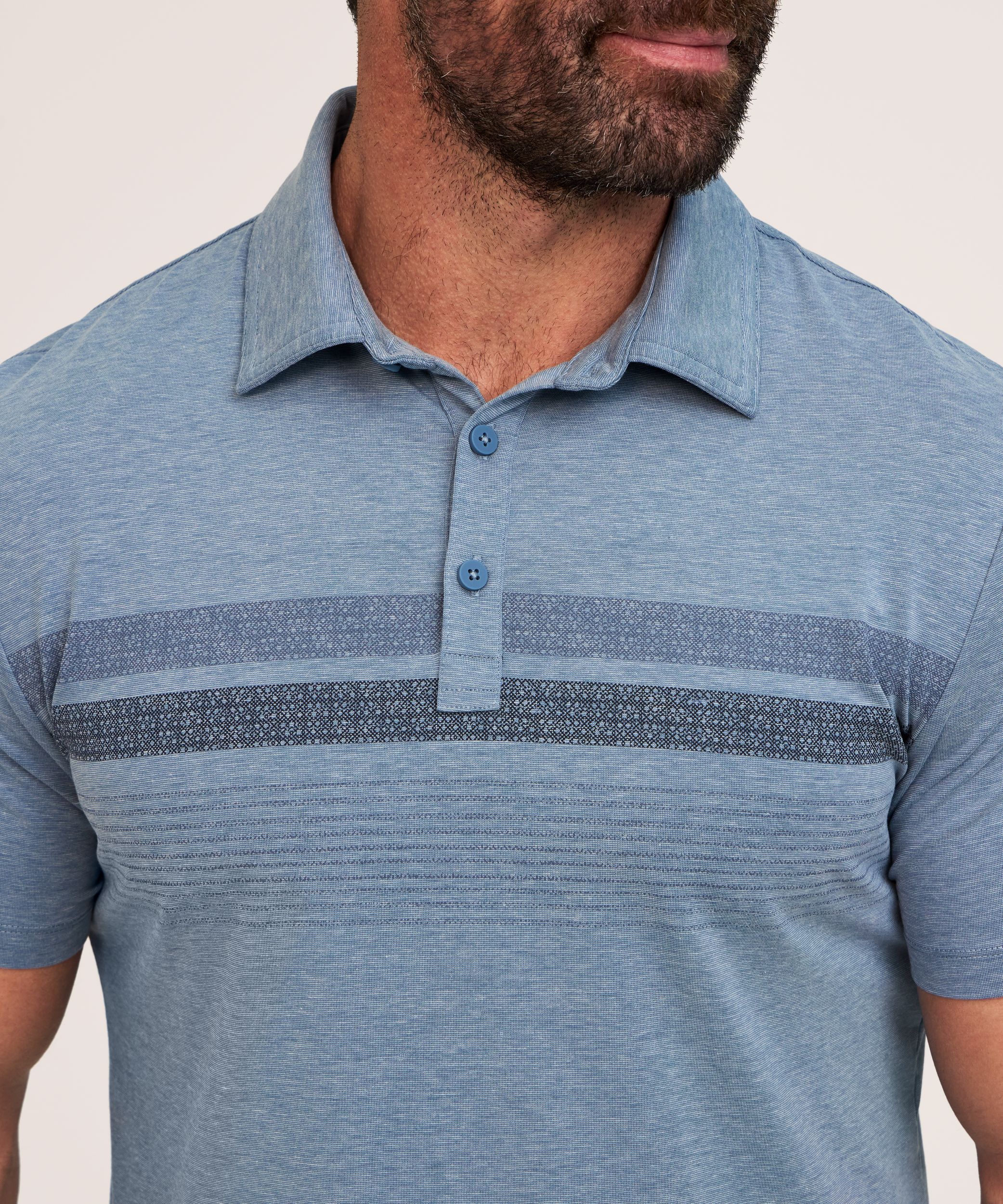 Denver Hayes Performance Men's Short Sleeve Stretch Polo