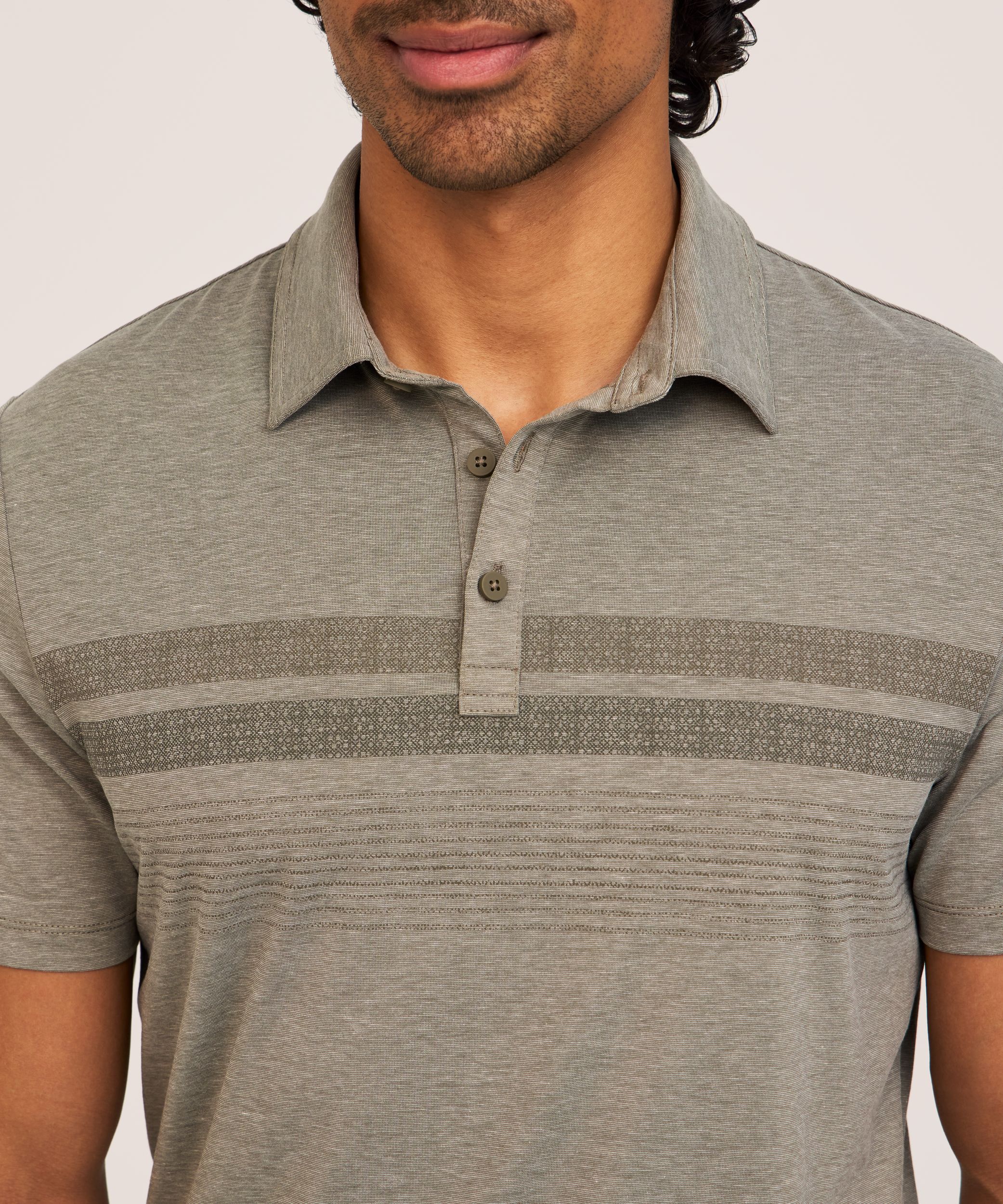 Denver Hayes Performance Men's Short Sleeve Stretch Polo