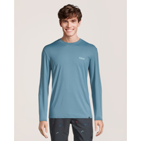 FarWest Men's T-MAX® Rebound Long Sleeve Swim Shirt Front_Flat